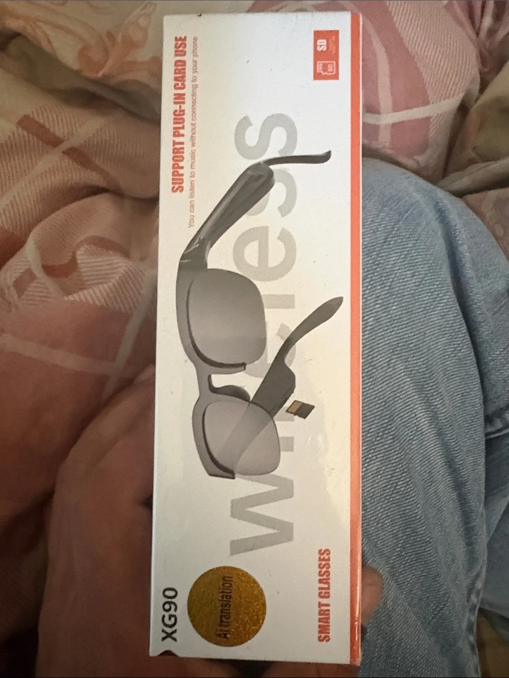 Smart Glasses Body Camera - Gray -